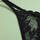 Cinturon de encaje de cintura delgada y unicolor para damas, tanga floral sexy y simple