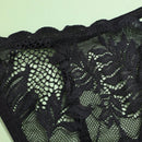 Cinturon de encaje de cintura delgada y unicolor para damas, tanga floral sexy y simple