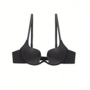 Sujetador Push Up Para Mujer Con Copas Acolchadas Y Diseno De Escote Bajo