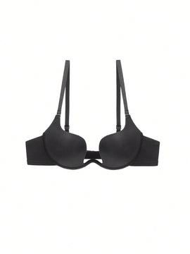 Sujetador Push Up Para Mujer Con Copas Acolchadas Y Diseno De Escote Bajo