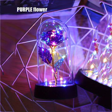 Lámpara Romántica de Rosa GANXIN con 3 Pilas AG10 - Perfecta para Decoración Interior, Regalo para Parejas y Día de San Valentín
