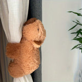 1 peluche de carpincho de 20 cm, anillo para cortinas, multifuncional