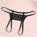 Panties Sexys De Encaje Abierto En La Entrepierna En Forma De Tanga Para Mujeres