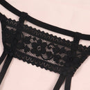 Panties Sexys De Encaje Abierto En La Entrepierna En Forma De Tanga Para Mujeres