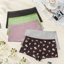 Pantalones Cortos De Boxeadora Con Impresion Digital Para Mujeres