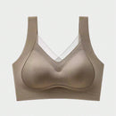 NEW 1 pieza Sujetador push-up para mujer, invisible con soporte lateral y elevacion, anti-caida y suave para la espalda, estilo superior