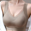 NEW 1 pieza Sujetador push-up para mujer, invisible con soporte lateral y elevacion, anti-caida y suave para la espalda, estilo superior
