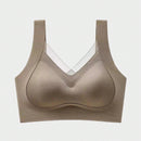 NEW 1 pieza Sujetador push-up para mujer, invisible con soporte lateral y elevacion, anti-caida y suave para la espalda, estilo superior