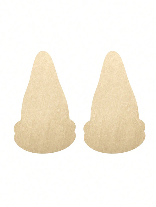 10 piezas de pezoneras sin costuras y amigables con la piel de tela no tejida