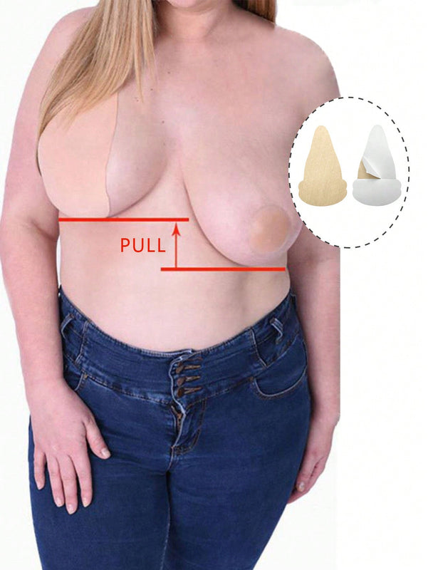 10 piezas de pezoneras sin costuras y amigables con la piel de tela no tejida