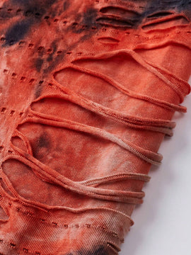 ICON Pantalones de cintura alta de moda para mujer con diseno de corte y plisado aleatorio