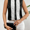 Frenchy Camisa Premium de Jacquard con botones y sensacion de diseno