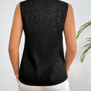 Frenchy Camisa Premium de Jacquard con botones y sensacion de diseno