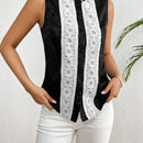 Frenchy Camisa Premium de Jacquard con botones y sensacion de diseno