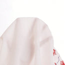 WYWH Camisa blanca casual para mujer con bordado y mangas con volantes de hoja de loto de WYWH Holiday