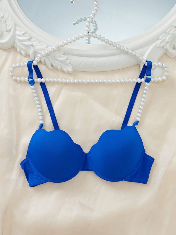 DesireSculpt 1 Pieza Sosten Simple Y Comodo Para Mujer Con Borde Curvo Y Aro