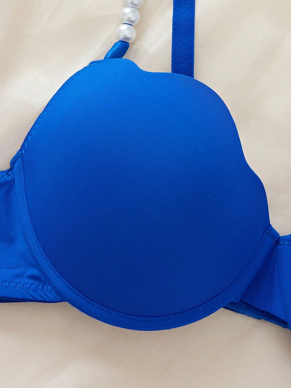 DesireSculpt 1 Pieza Sosten Simple Y Comodo Para Mujer Con Borde Curvo Y Aro