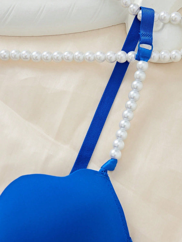 DesireSculpt 1 Pieza Sosten Simple Y Comodo Para Mujer Con Borde Curvo Y Aro