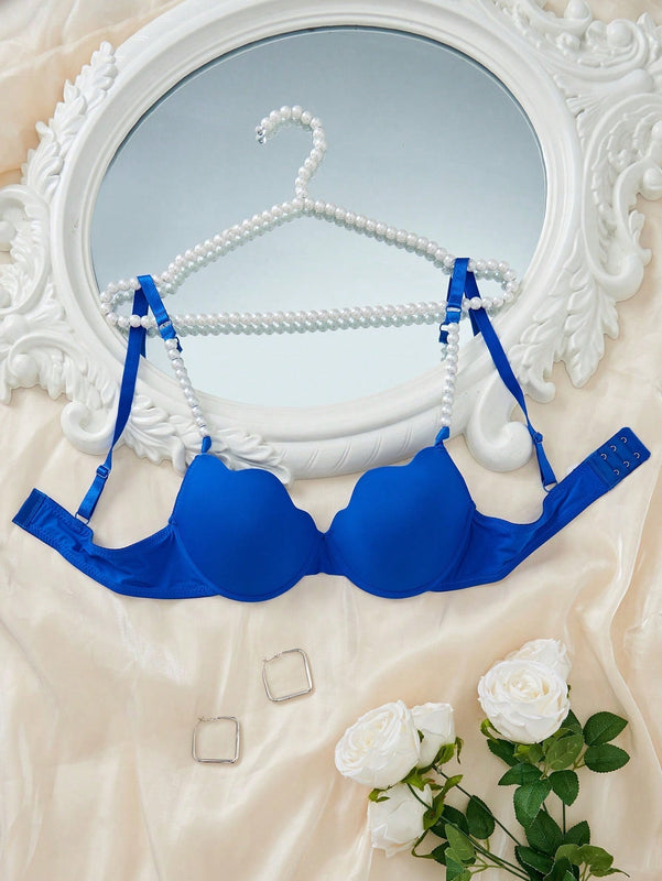 DesireSculpt 1 Pieza Sosten Simple Y Comodo Para Mujer Con Borde Curvo Y Aro