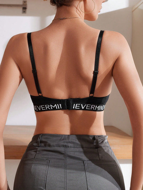 Ropa interior francesa sexy para chicas adolescentes, sujetador delgado y comodo sin alambre, realza y reduce la apariencia de un cofre grande, sin costuras y de una sola pieza