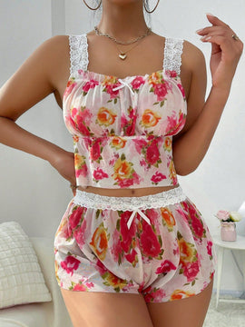 Conjunto de sujetador y calzoncillos inalambricos para mujer (sin cableado, calzoncillos tipo boxer) - 2 piezas por set