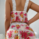 Conjunto de sujetador y calzoncillos inalambricos para mujer (sin cableado, calzoncillos tipo boxer) - 2 piezas por set