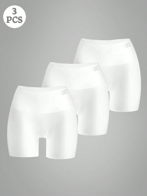 NEW 3 piezas Shorts de seguridad de cintura alta para mujeres con diseno de angulo plano