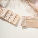 Conjunto de sujetador de tiras finas con bordado romantico y braguitas de encaje (2 piezas)