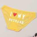 Ropa interior para mujer de patron amarillo sexy con lazo, adorno de colgante de corazon y brillantes