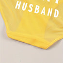 Ropa interior para mujer de patron amarillo sexy con lazo, adorno de colgante de corazon y brillantes