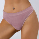 Mujeres tanga sin costuras en forma de corazon, ropa interior transpirable y comoda