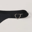 NEW Conjunto de 3 piezas de bragas sexys sin costuras en forma de corazon con T-partida en la espalda para mujeres