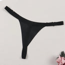 NEW Conjunto de 3 piezas de bragas sexys sin costuras en forma de corazon con T-partida en la espalda para mujeres