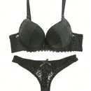 para mujeres lujo sexy Sujetador con Ropa interior Set