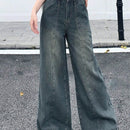 DAZY Pantalones Jeans simples y lisos de moda diaria para mujer