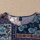 NEW EMERY ROSE Camisa de manga corta para mujer con cuello redondo y estampado de verano