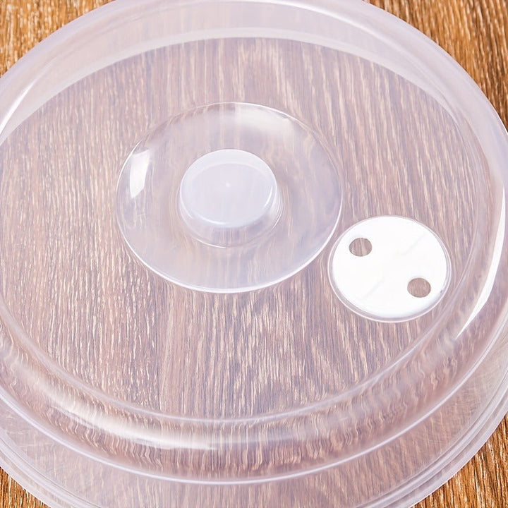2 Piezas, Cubiertas Anti-Salpicaduras Para Microondas Con Diseño Perforado Para Una Limpieza Fácil, Protección De Alimentos Y Cocina Contra Grasa Y Aceite, Ideal Para Cuencos Redondos, Verduras, Uso En Refrigerador, Accesorio De Cocina Para El Hogar