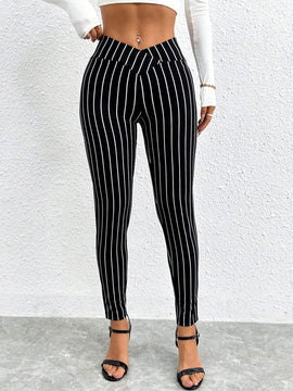 PETITE Pantalones entallados de rayas para vestimenta de trabajo