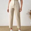 Pantalones arrugados para mujer