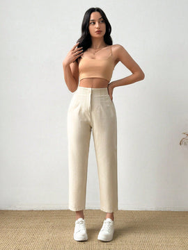Pantalones arrugados para mujer