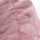 NEW DAZY Blusa de manga abullonada y unicolor para mujer, estilo veraniego casual y suelto