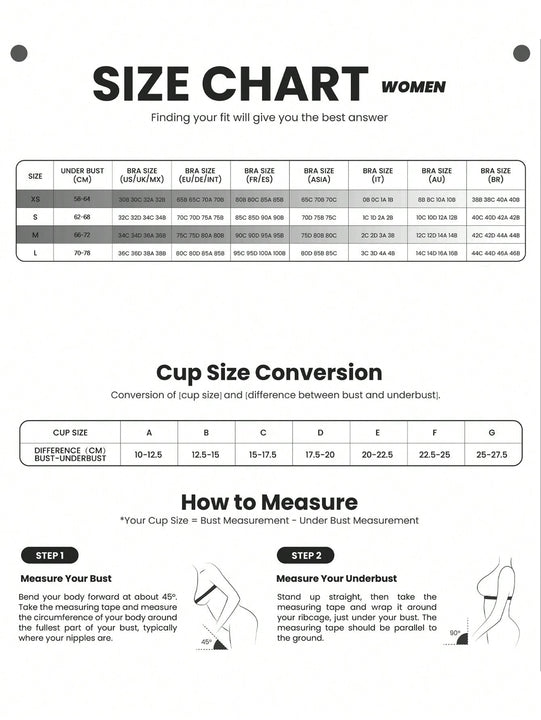 NEW Conjunto de sujetador negro sexy de encaje para mujer con aros que realza el busto