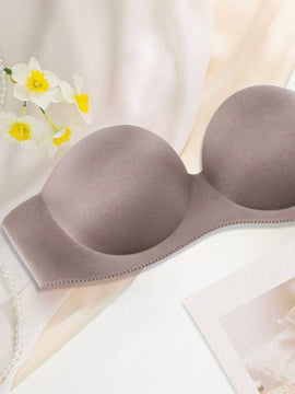 Sujetador Invisible Para Novias, Sin Tirantes, Suave, Antideslizante, Con Escote Pronunciado, Previene Que Se Derrame Y Se Hunda Por Los Costados Y Es Delgado
