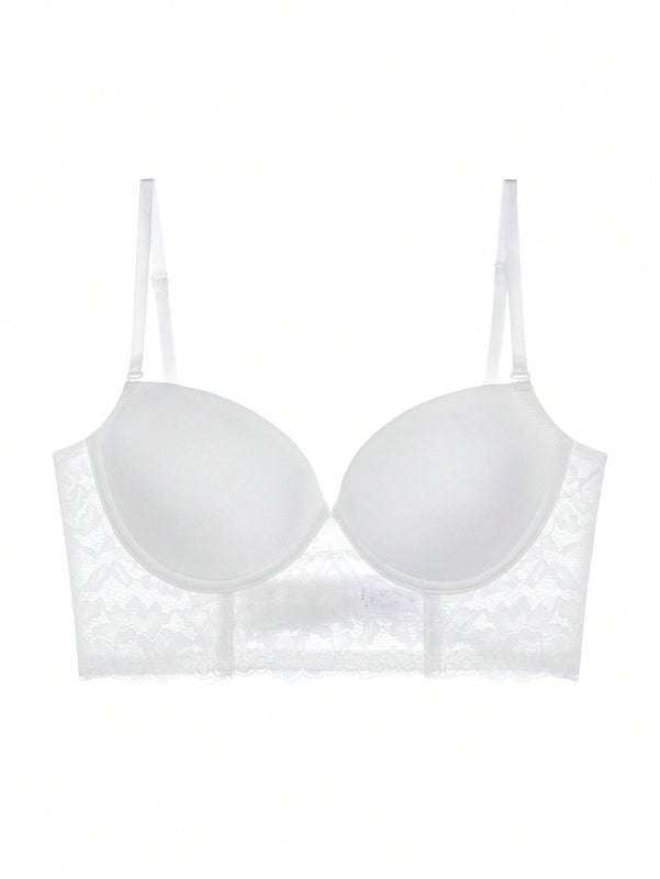 Ropa interior de mujer sin espalda en forma de U, sujetador invisible sin espalda sexy