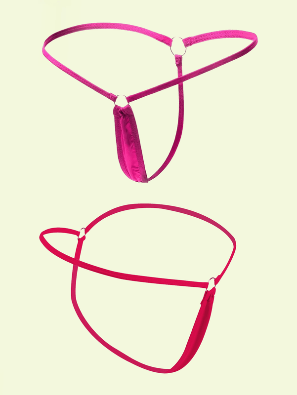 4 piezas CamiConjuntoa unicolor para mujer con tanga sexy de cintura baja, adecuada para uso diario