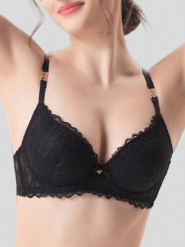 NEW Sujetador Sexy de Encaje para Mujer con Aro de Acero para Diseno Comodo y Transpirable de Reunion