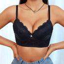 NEW Sensual sujetador romantico de encaje para mujeres con aro, realce, relleno removible, pieza unica
