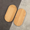 Bandeja de Almacenamiento de Bambú para Baño - Organizador de Encimera para Champú, Gel de Ducha, Artículos Diversos - Accesorios de Decoración para el Hogar, Bandejas de Baño