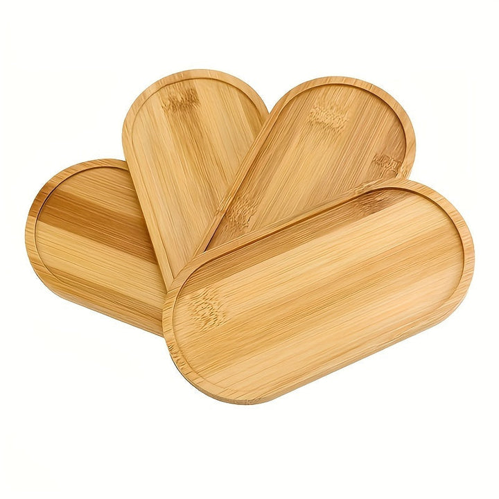 Bandeja de Almacenamiento de Bambú para Baño - Organizador de Encimera para Champú, Gel de Ducha, Artículos Diversos - Accesorios de Decoración para el Hogar, Bandejas de Baño