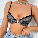 NEW  DesireSculpt Bralette con cierre frontal y parche de encaje de coleccion de , 1 pieza